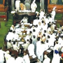 Food security ordinance in Parliament, Rajya Sabha adjourned till 2pm