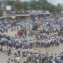 Four lakh Seemandhra employees begin indefinite strike against formation of Telangana